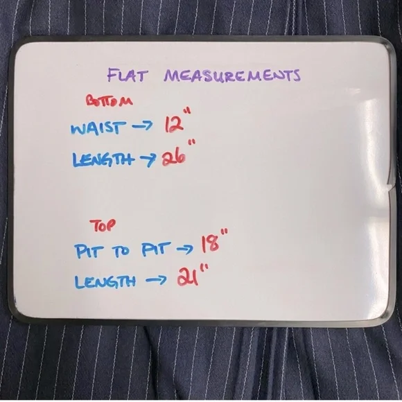 Vintage Crème Caramel Navy Blue Pinstriped Suit Skirt Set S - Picture 6 of 13